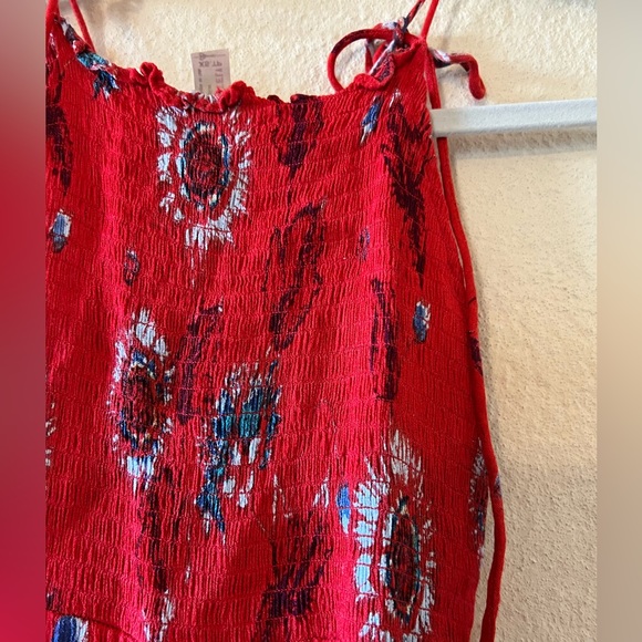 Intimately Free People Garden Party Maxi Dress in Red Combo - Picture 5 of 7